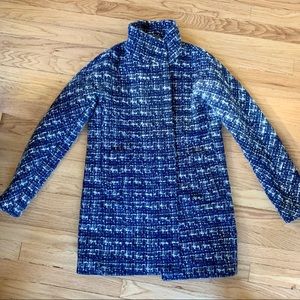 J CREW NAVY BLUE WOOL PEA COAT